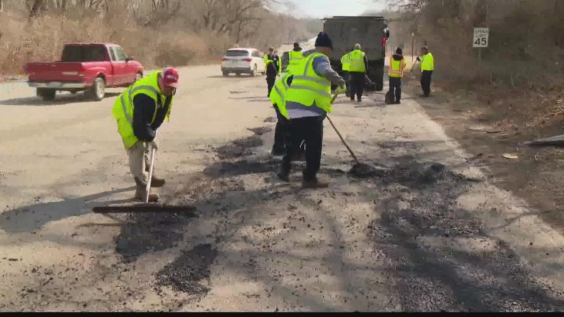 "Self-healing" concrete could eventually provide relief for pothole-dodging motorists.