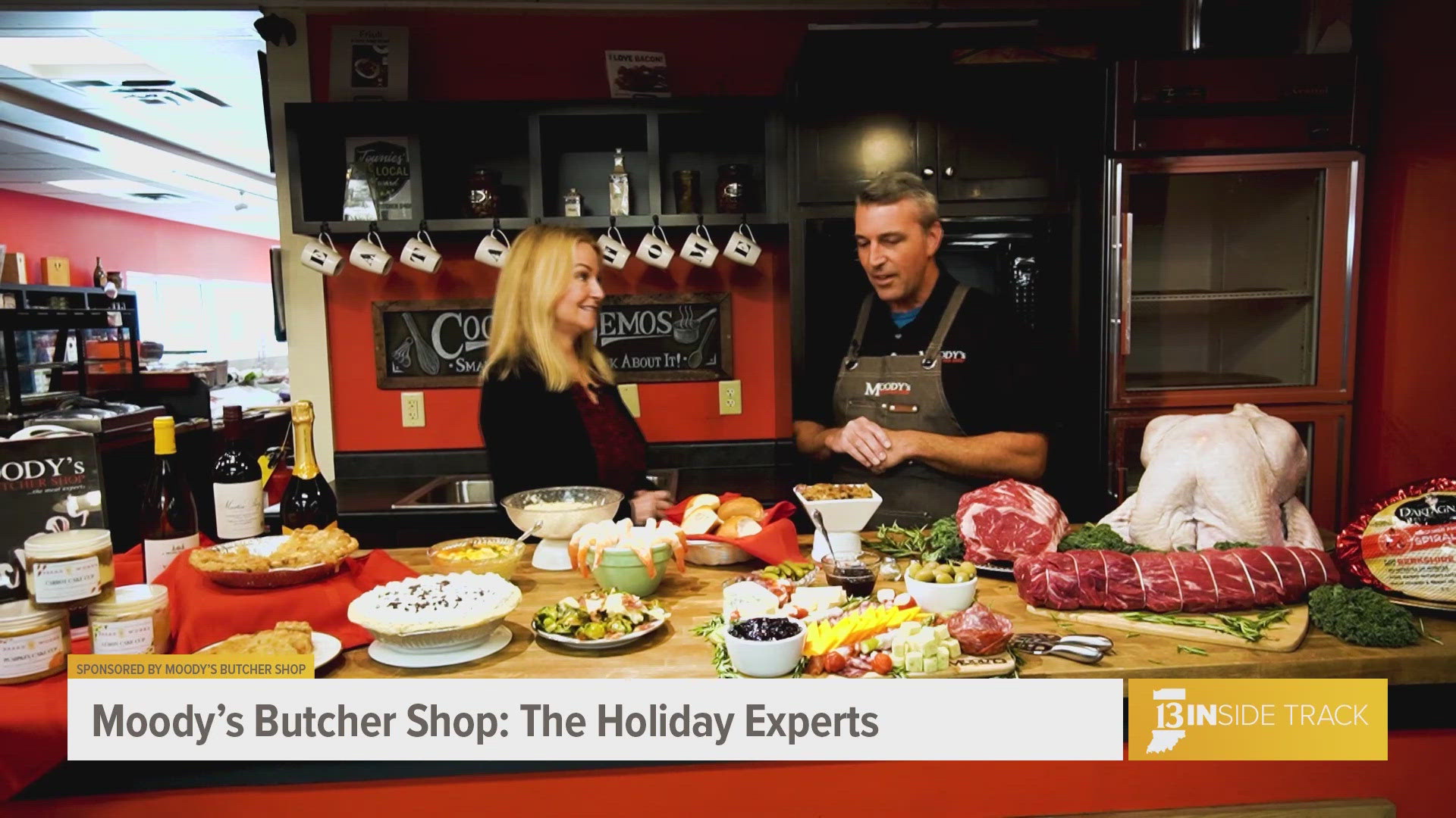 Simplify your holiday dinner with locally sourced meats, sides, and desserts from Moody's Butcher Shop in central Indiana.