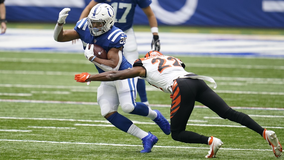 NFL Week One game between Cincinnati Bengals and Indianapolis Colts at  Lucas Oil Stadium