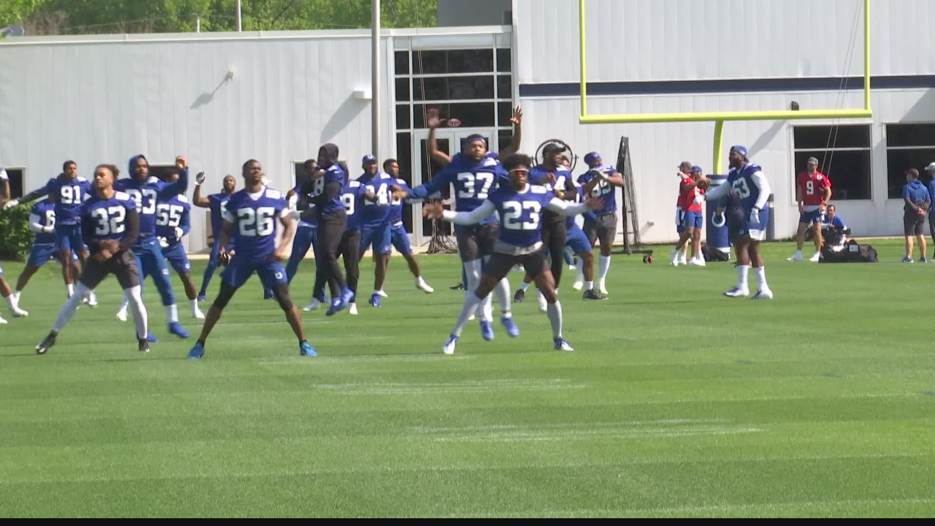 3 exciting things that happened on the first day of Colts training