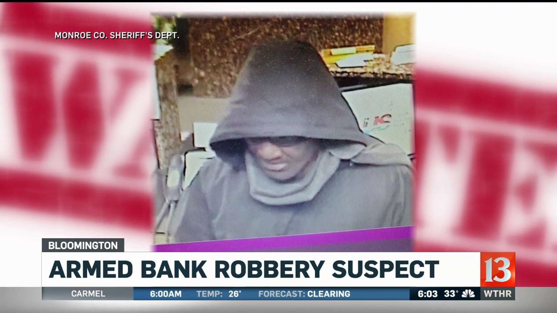 Police searching for armed bank robbery