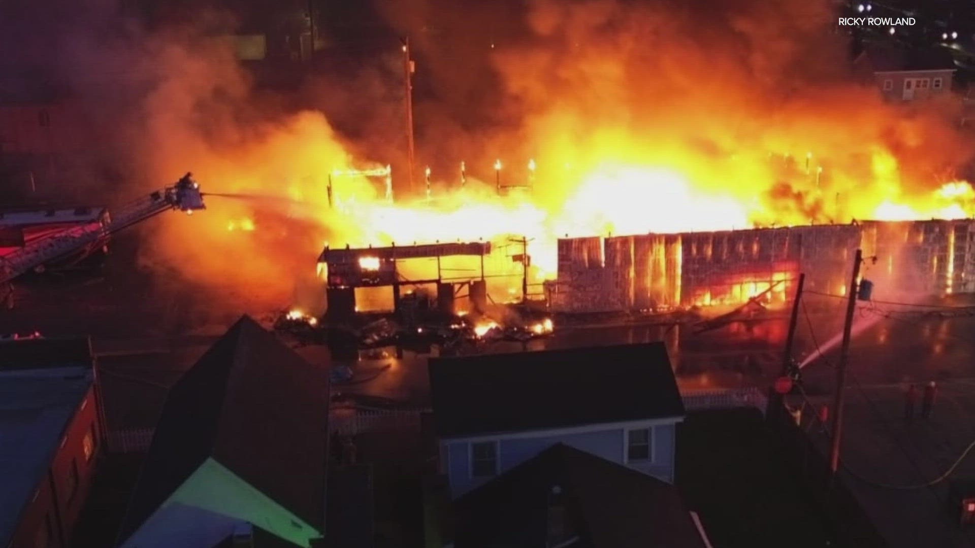 The fire at Group Metal Recycling took two hours to get under control.