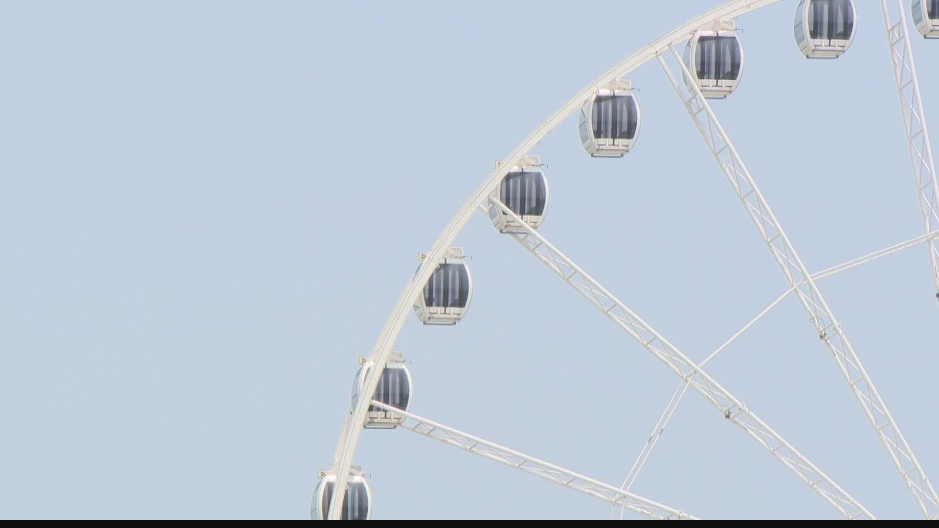 Top of the world! Journey on the new State Fair Ferris wheel