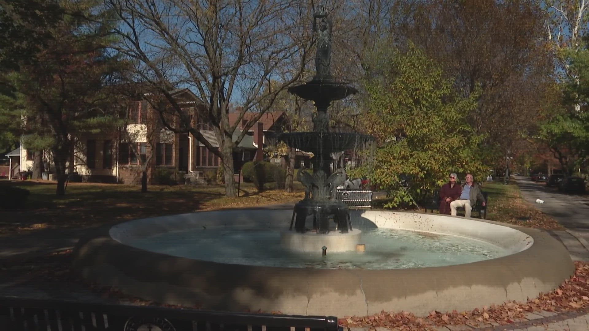 13News reporter Lauren Kostiuk reports from the near east side where there is currently a fight to restore historic fountains.