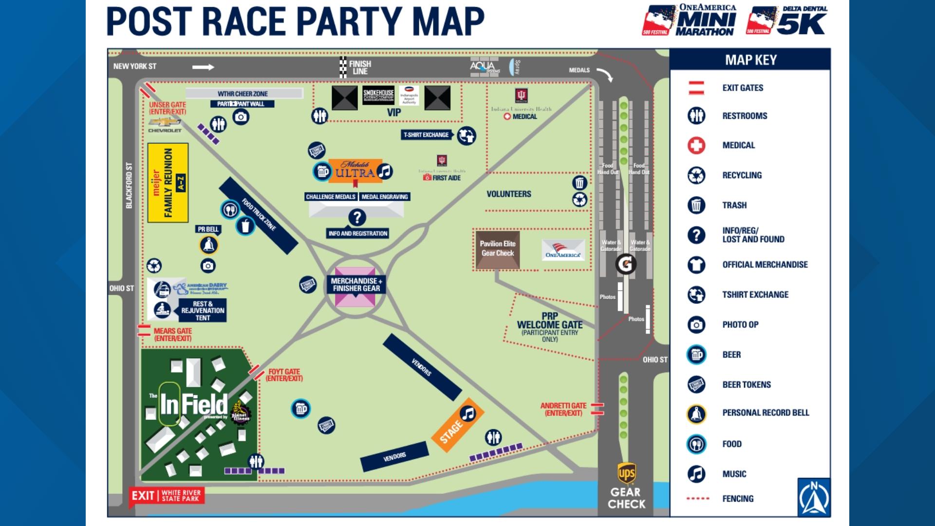 Mini-Marathon street closures and course maps | wthr.com