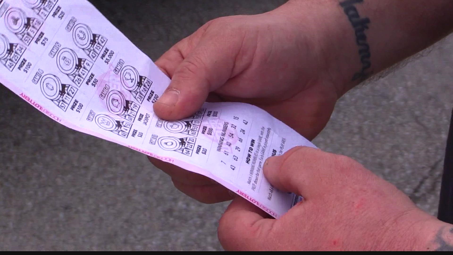 Hoosier lotto deals winning ticket sold