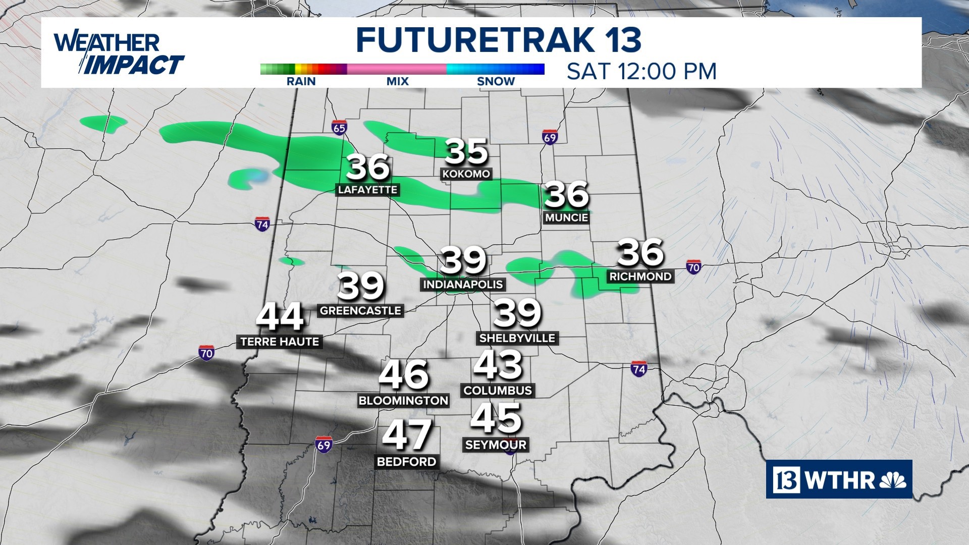 Weather Impact Alert for Sunday night storms | 13Weather Blog | wthr.com