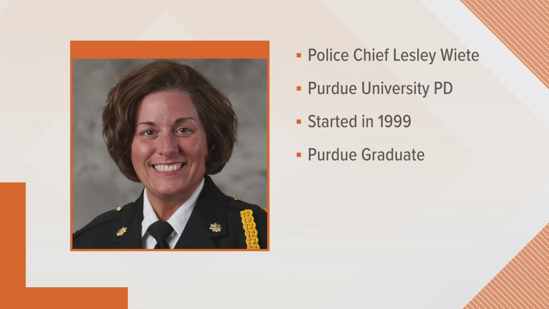 Lesley Wiete, a 22-year veteran of PUPD, was most recently serving as the department's deputy chief.
