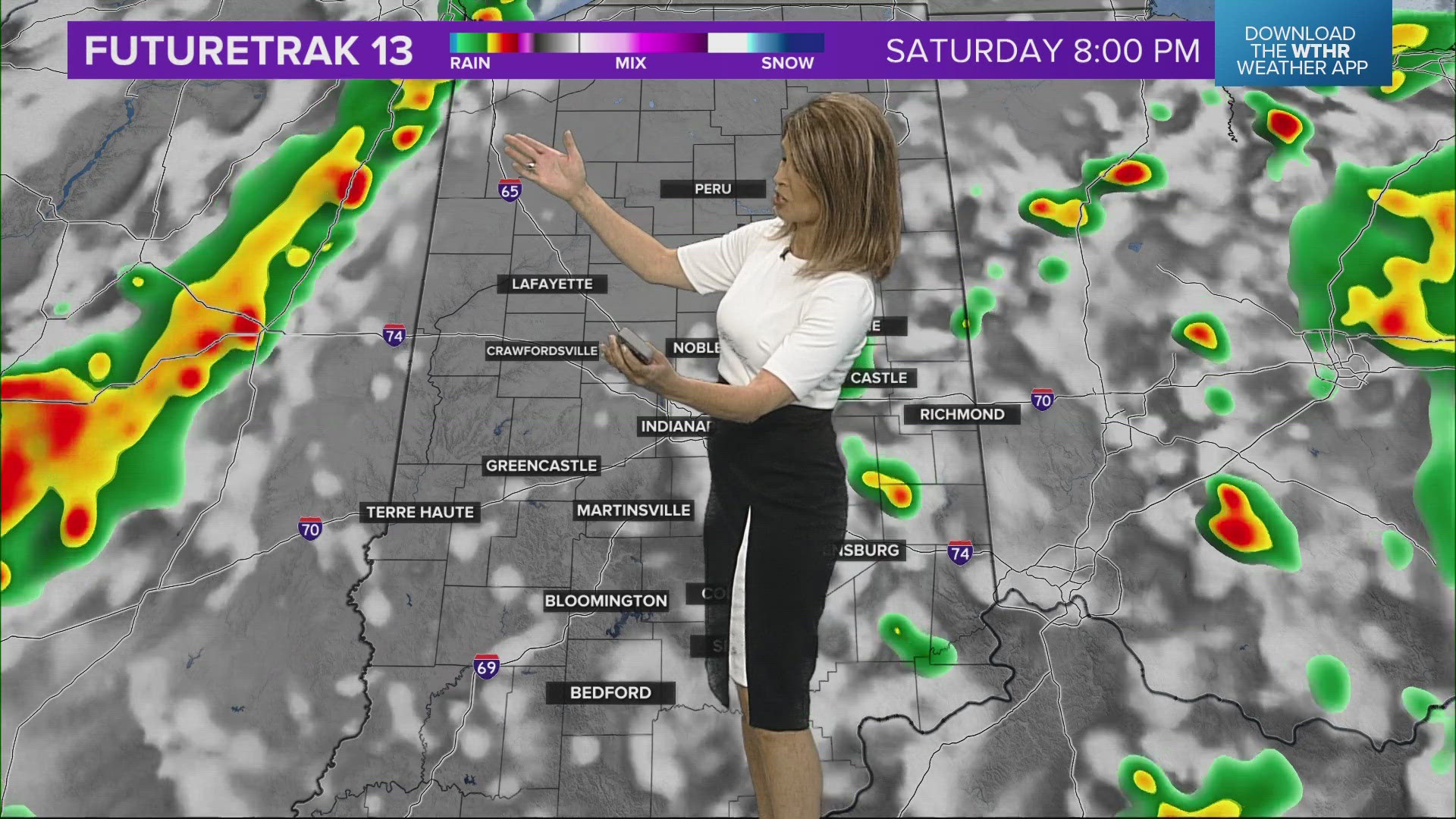 13News meteorologist Angela Buchman breaks down a warm but muggy Friday in central Indiana and previews the weather for the 500 Festival Mini Marathon.
