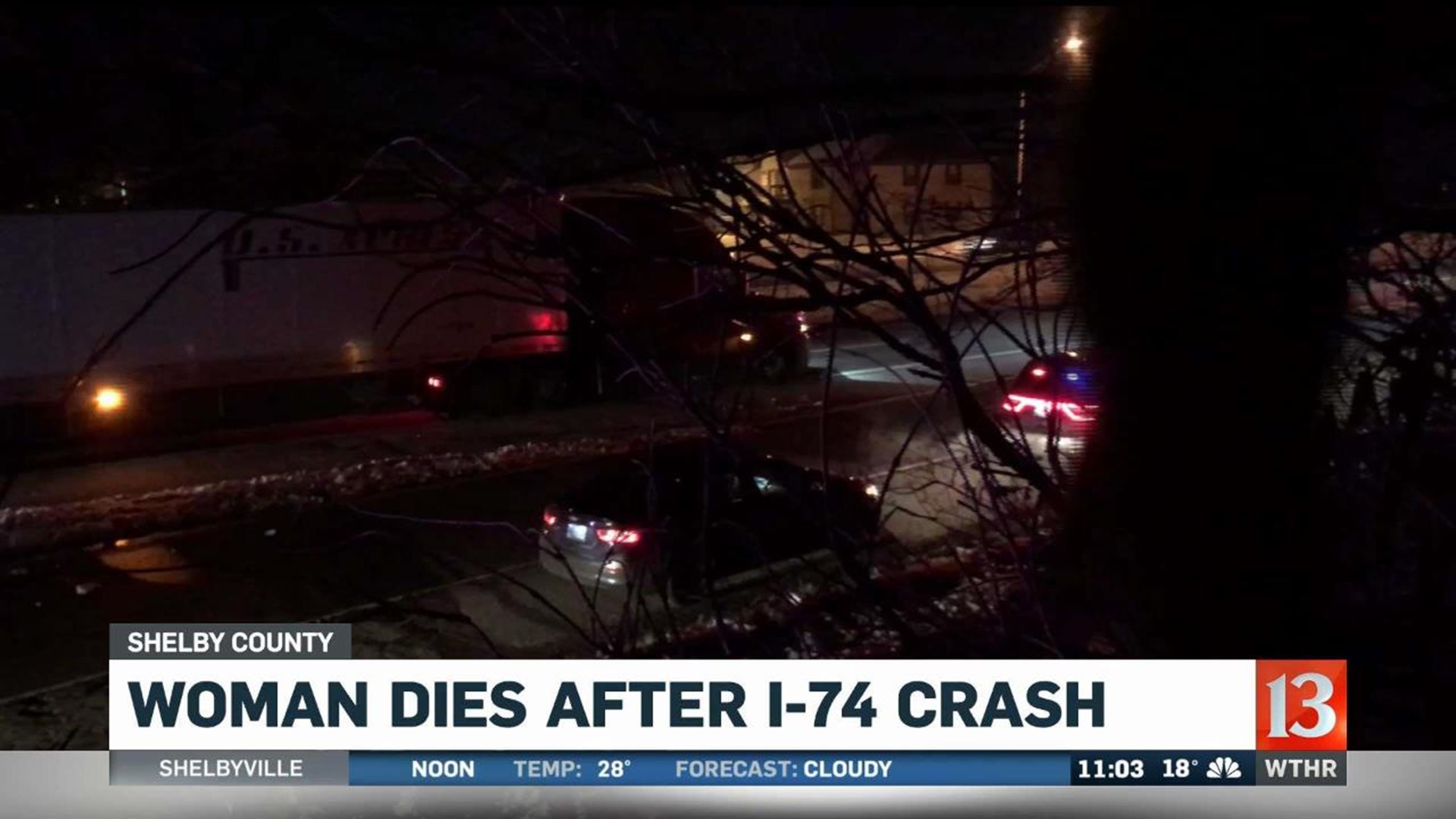 Indianapolis woman, 54, killed in Shelby County carsemi collision