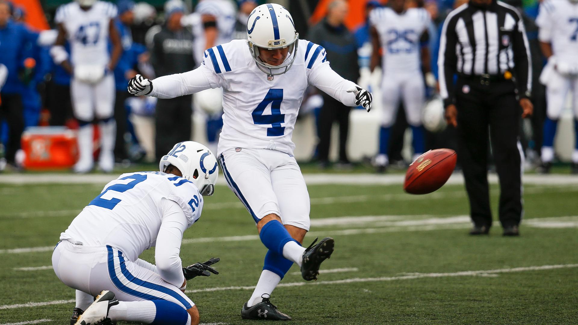 Several former Colts made the list including Adam Vinatieri, Reggie Wayne and Robert Mathis.