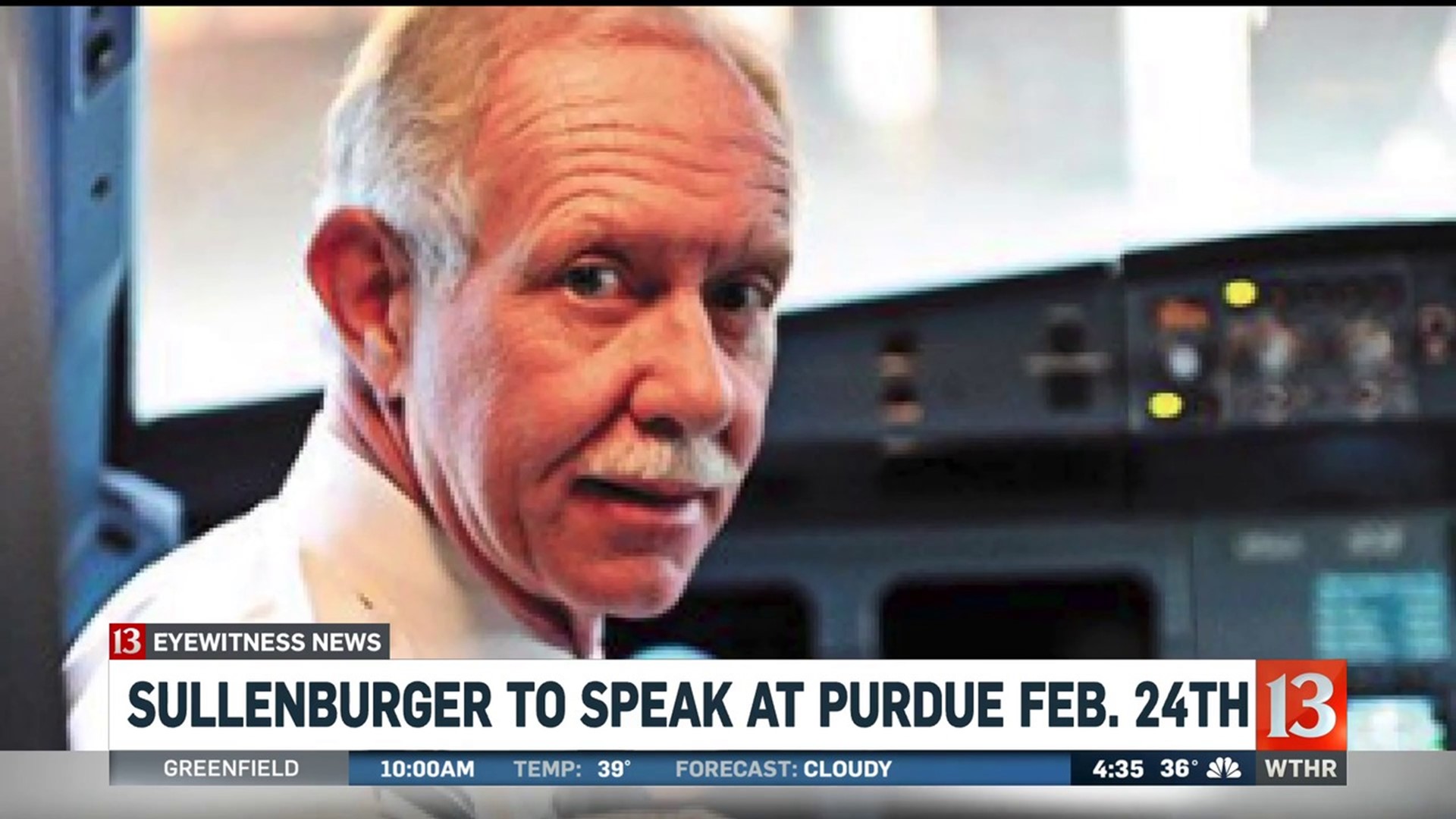Capt. Sully Sullenberger to speak at Purdue