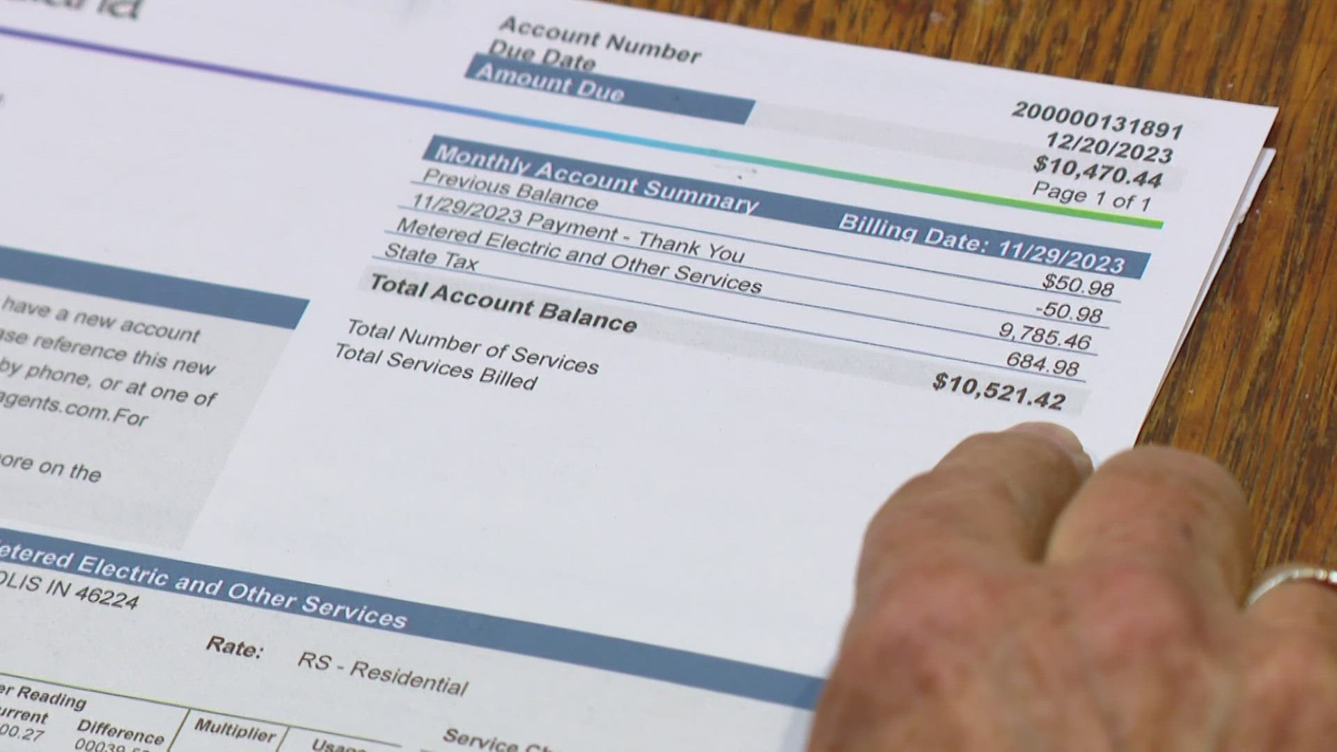 One customer checking his current balance was told the utility's records showed he hadn't paid his bill in over 50 years.