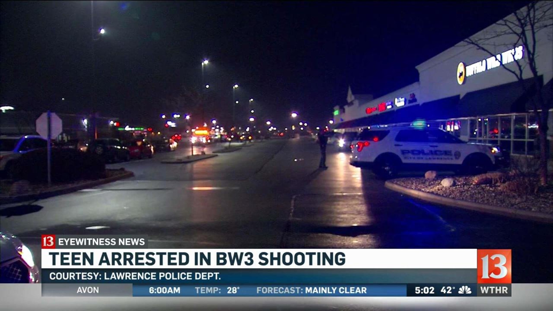 Police reviewing video from restaurant shooting that left two wounded