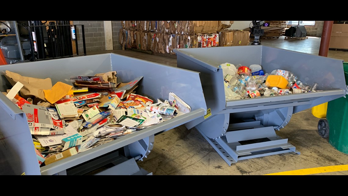Johnson County drivethru, dropoff recycling center opens