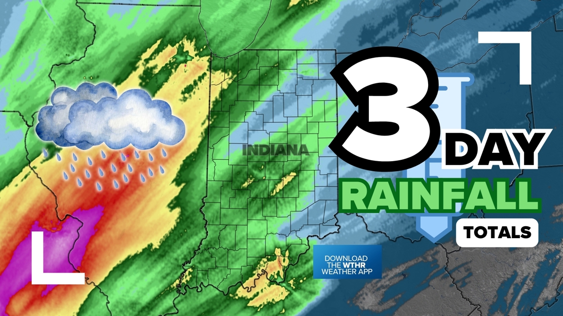 How much rain did Indiana pick up the past few days? | wthr.com