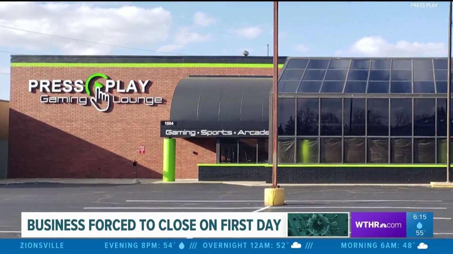 Business forced to close on opening day
