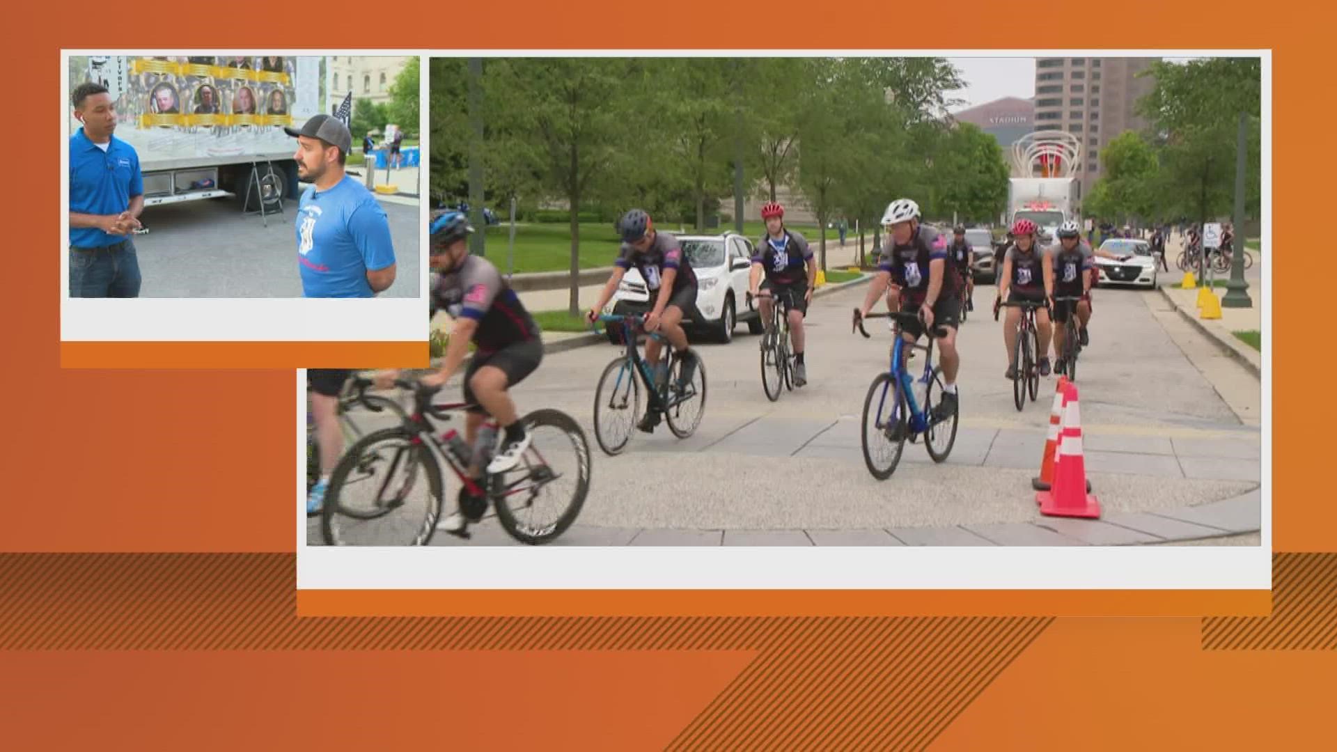 This morning, dozens of officers from across Indiana will be heading out on a 13-day ride across the state.