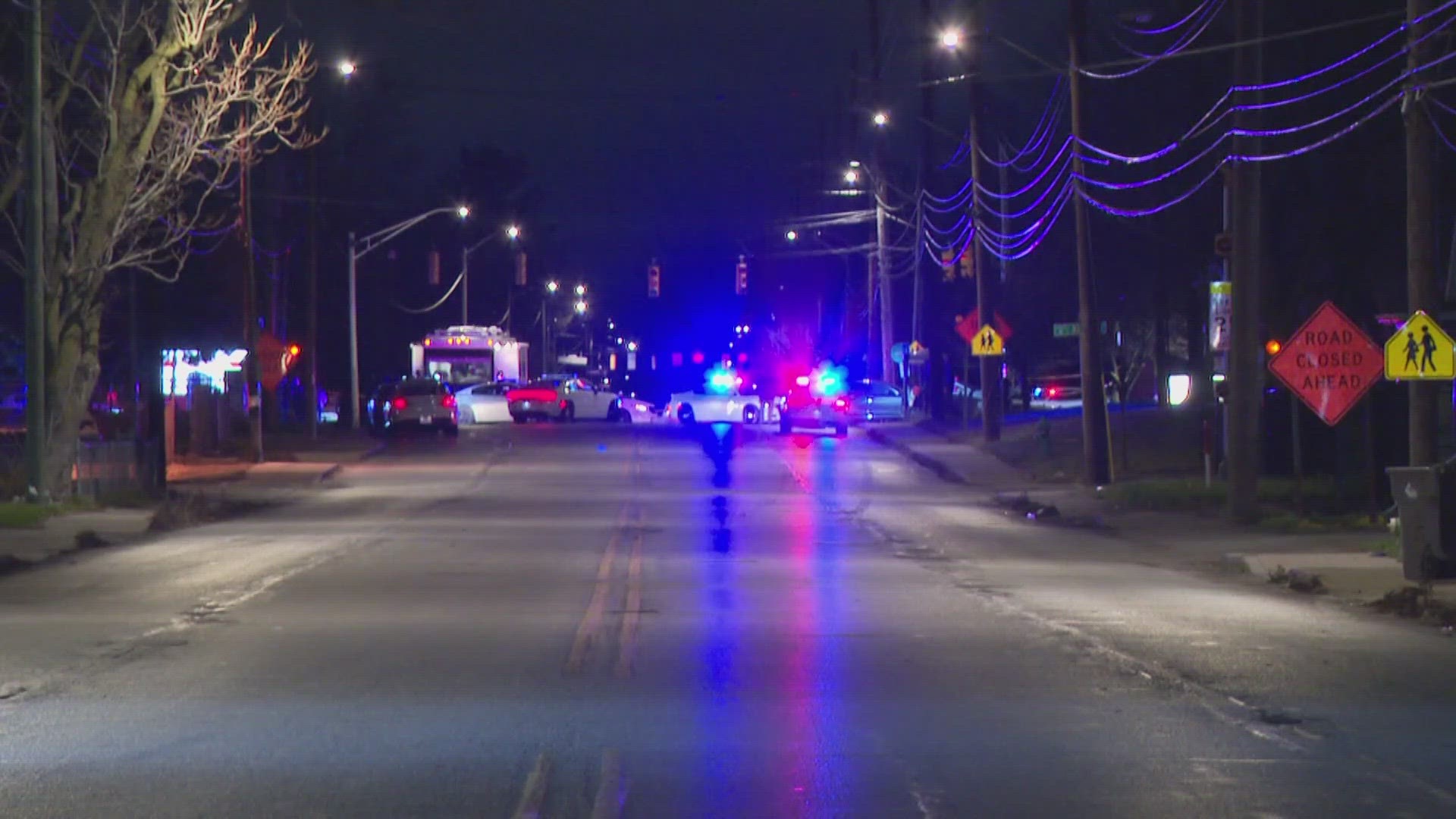 IMPD said the incident happened Sunday morning near 30th and Tibbs Avenue.