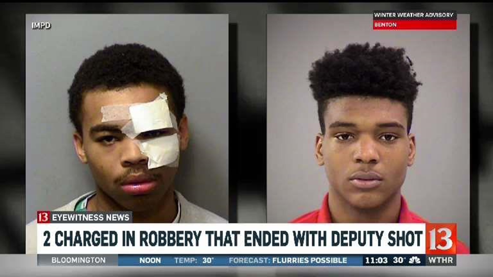 2 charged in robbery that ended with deputy shot