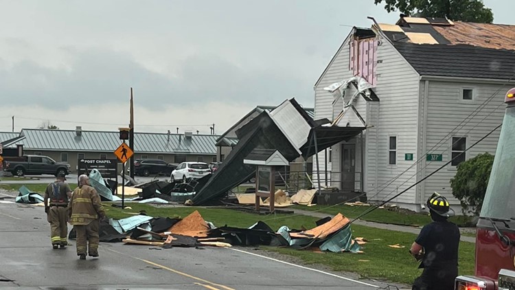 NWS confirms tornadoes in Shelby, Brown and Johnson counties on Saturday