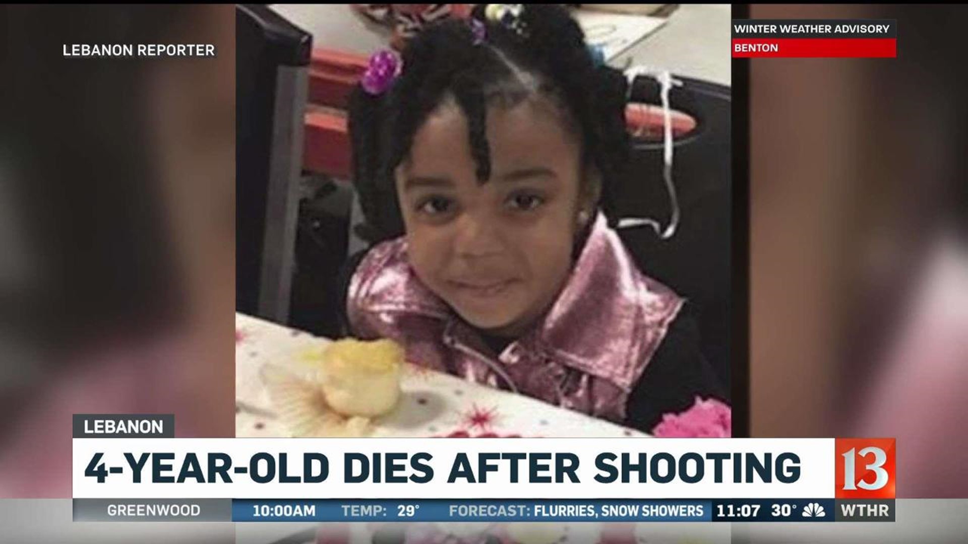 4-year-old Lebanon girl dies after shooting