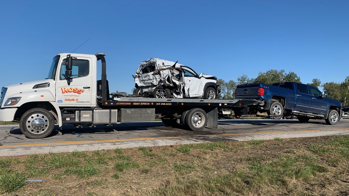 1 dead, several entrapped after multi-car crash in Shelby County | wthr.com