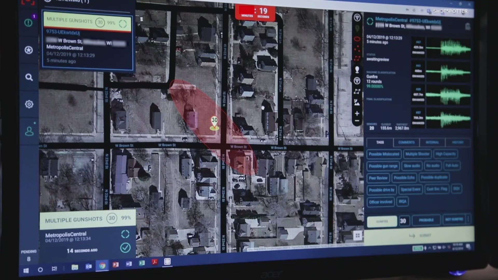 A report compiled by an "academic partner" and an IMPD working group found that gunshot detection technology led to the same amount of evidence as a 911 call.