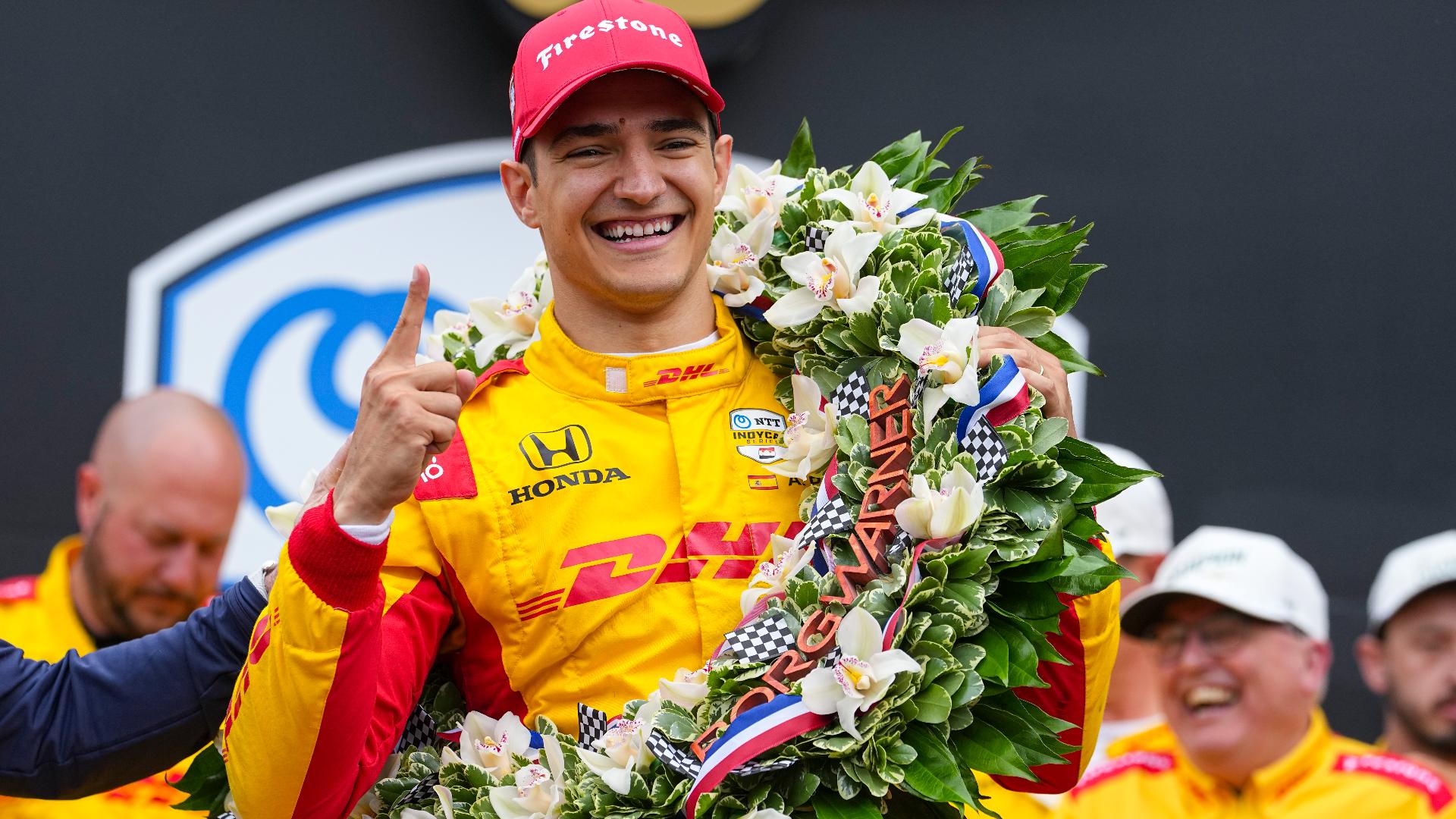 The 28-year-old Spaniard scored his maiden Indianapolis 500 victory after holding off 2022 race winner Marcus Ericsson in the final laps.