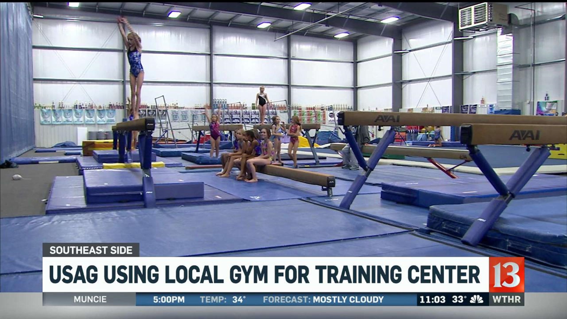 USA Gymnastics training in Indianapolis