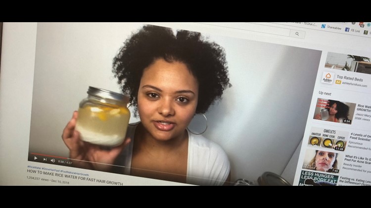 Meet the Indianapolis influencer leading a rice water revolution for  natural hair growth 