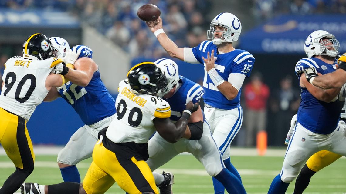 Joe Flacco helps Colts defeat Steelers 27-24 | wthr.com