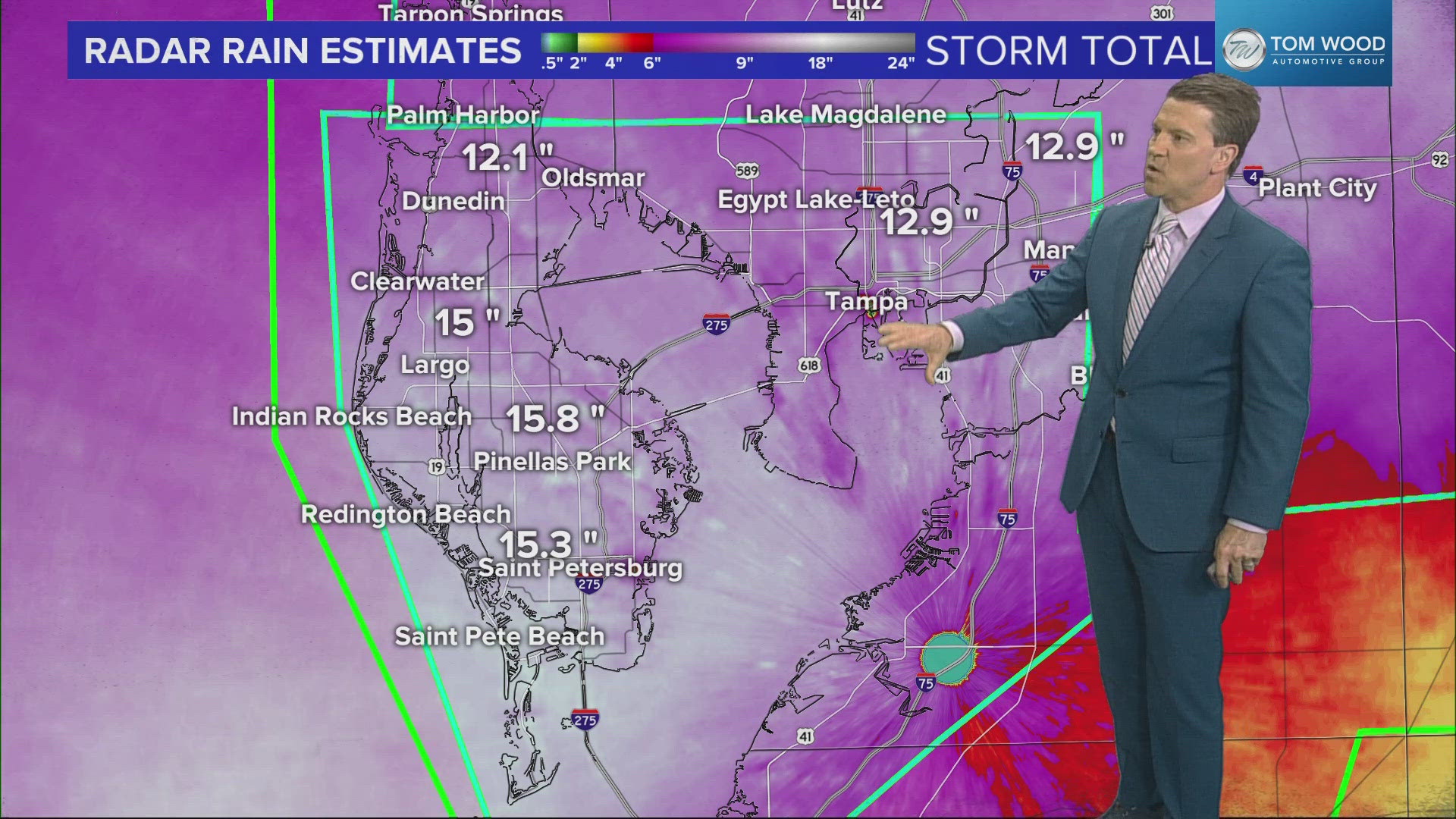 Milton made landfall as a Category 3 storm around 8:30 p.m. Wednesday.