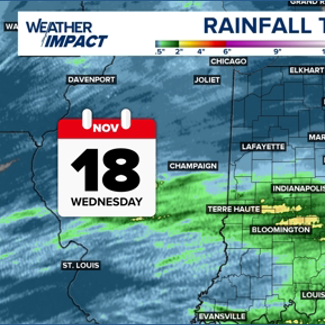 How much rain did we pick up across Indiana Tuesday (Nov. 18 ...