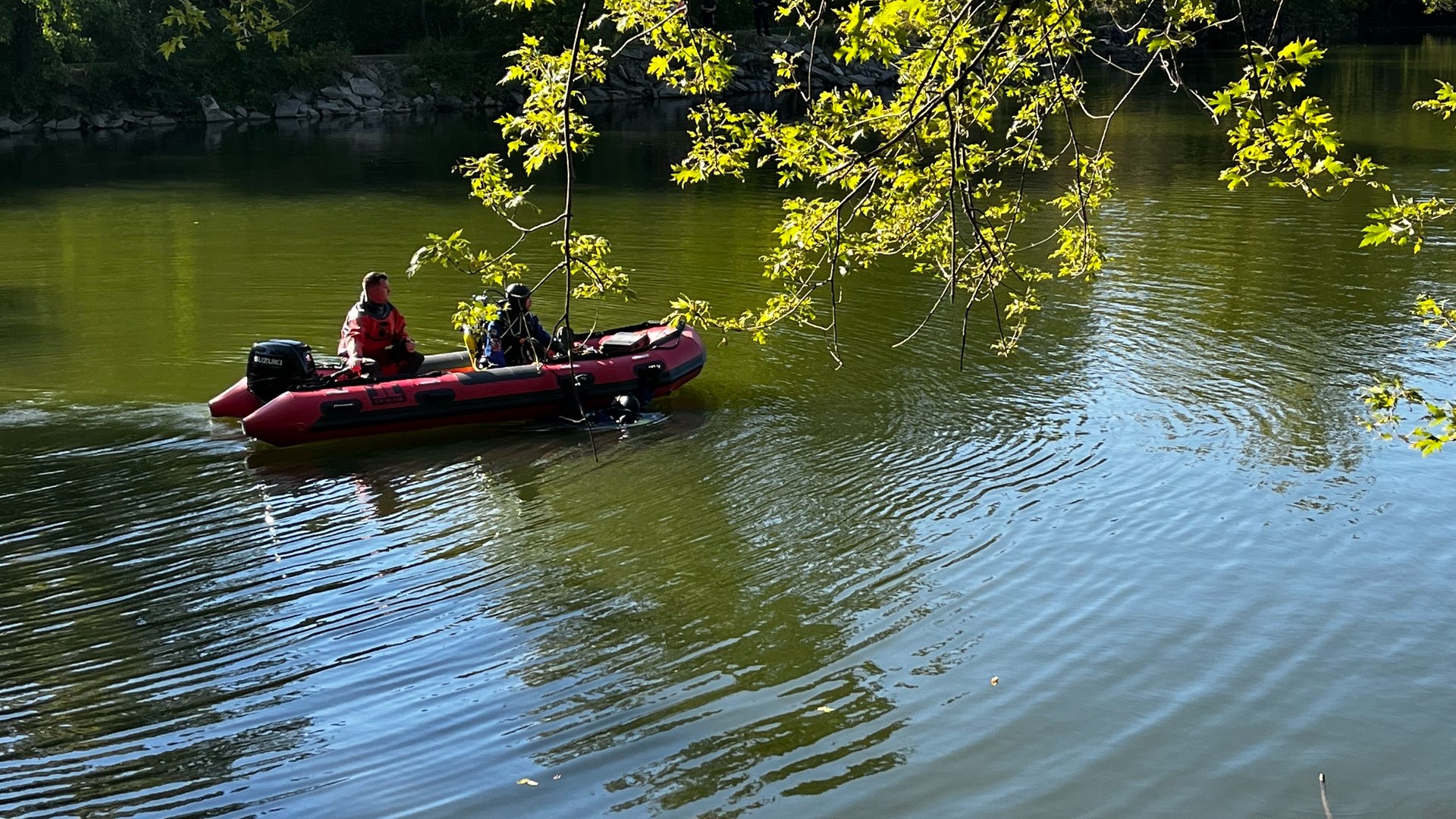 Investigators said Michael McCroy, 24, of Anderson, was attempting to swim across Shadyside Lake when he got tangled in something and drowned.