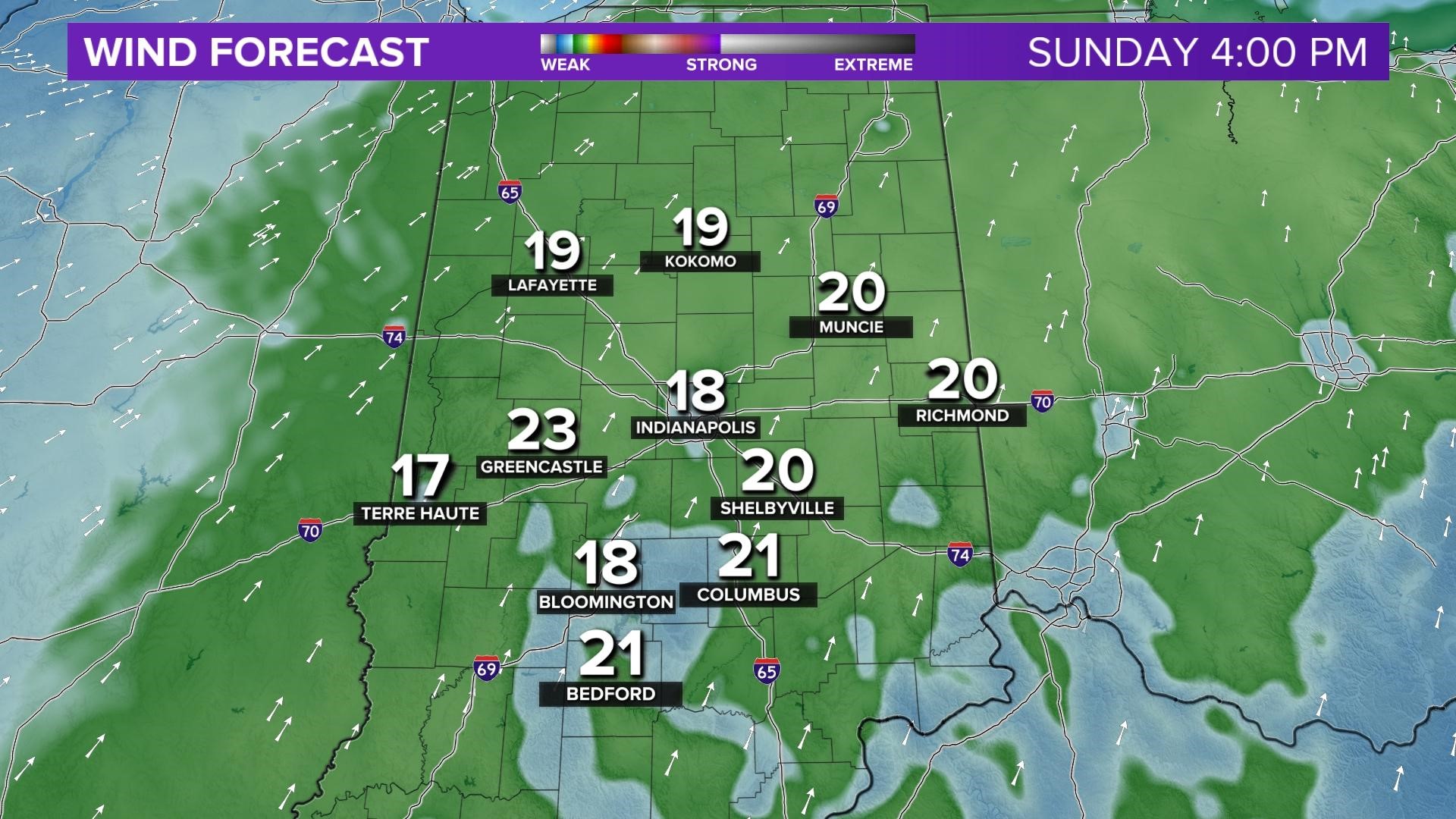 Windy and mild Sunday for central Indiana | wthr.com