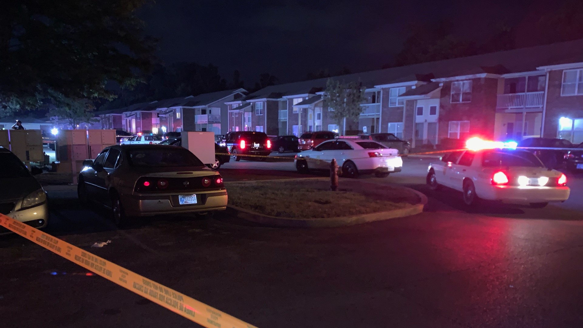 The incident happened in the 600 block of Belhaven Place, near the Washington Square Mall, just after 8 p.m.