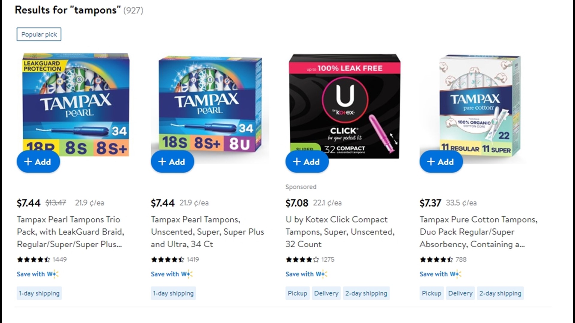 Where to find tampons online amid ongoing shortages