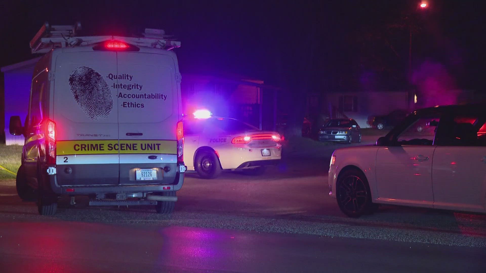The shootings happened within a two-hour period late Wednesday into early Thursday on Indianapolis' west and far east sides.