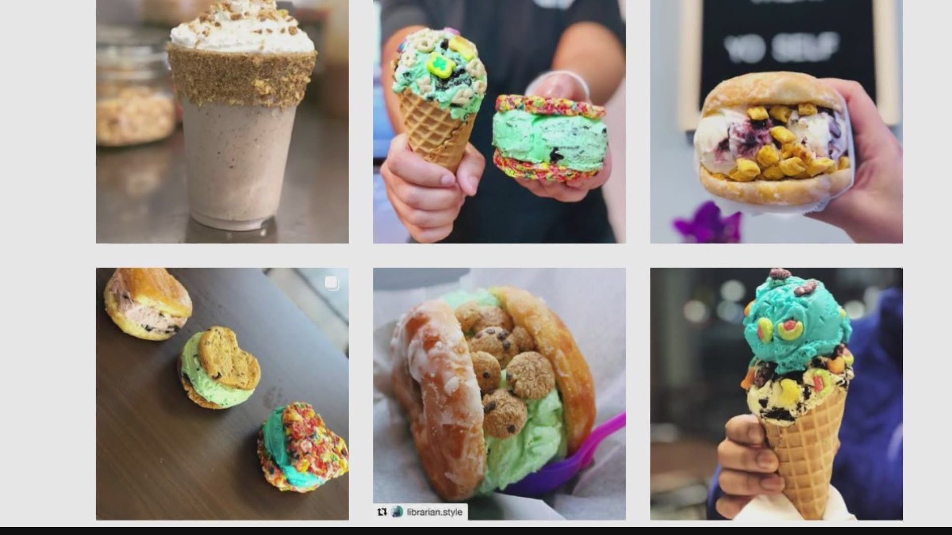 Let's talk about Insta-grammable ice cream.
It's the idea behind a local ice cream shop that's quickly growing in popularity.
