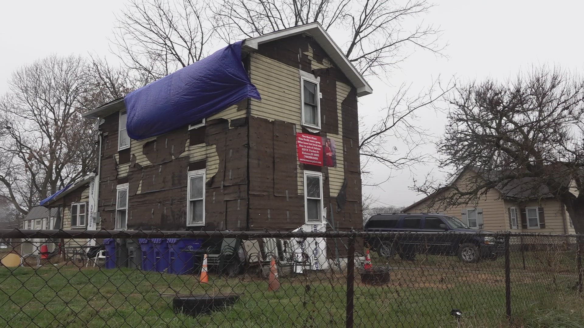 13News reporter Anna Chalker reports from Kokomo where Ree-Ree's Place has opened for men affected by violence.