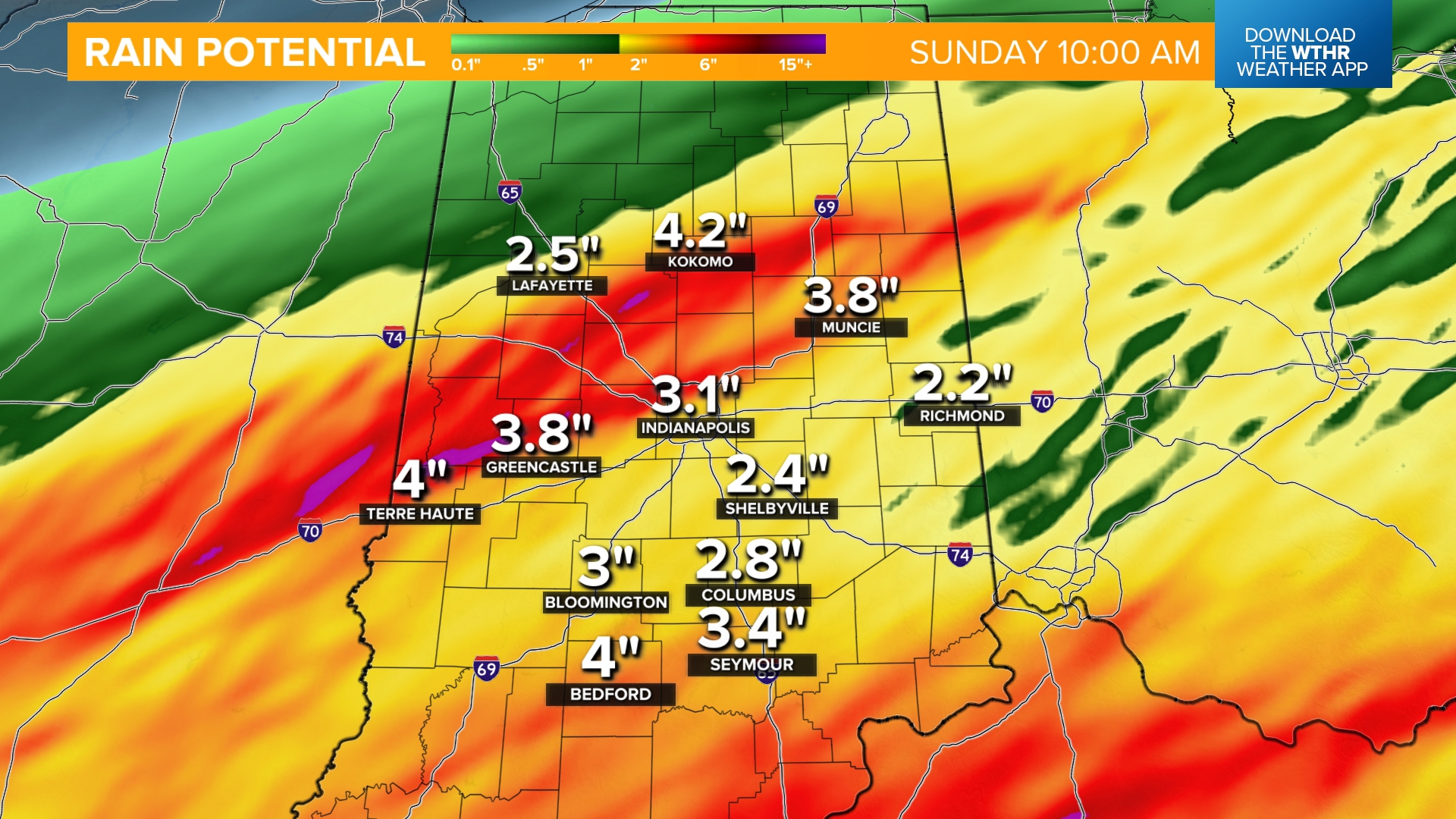 Clinton Indiana Weather Last round of severe weather for Indiana this week arrives tonight ...