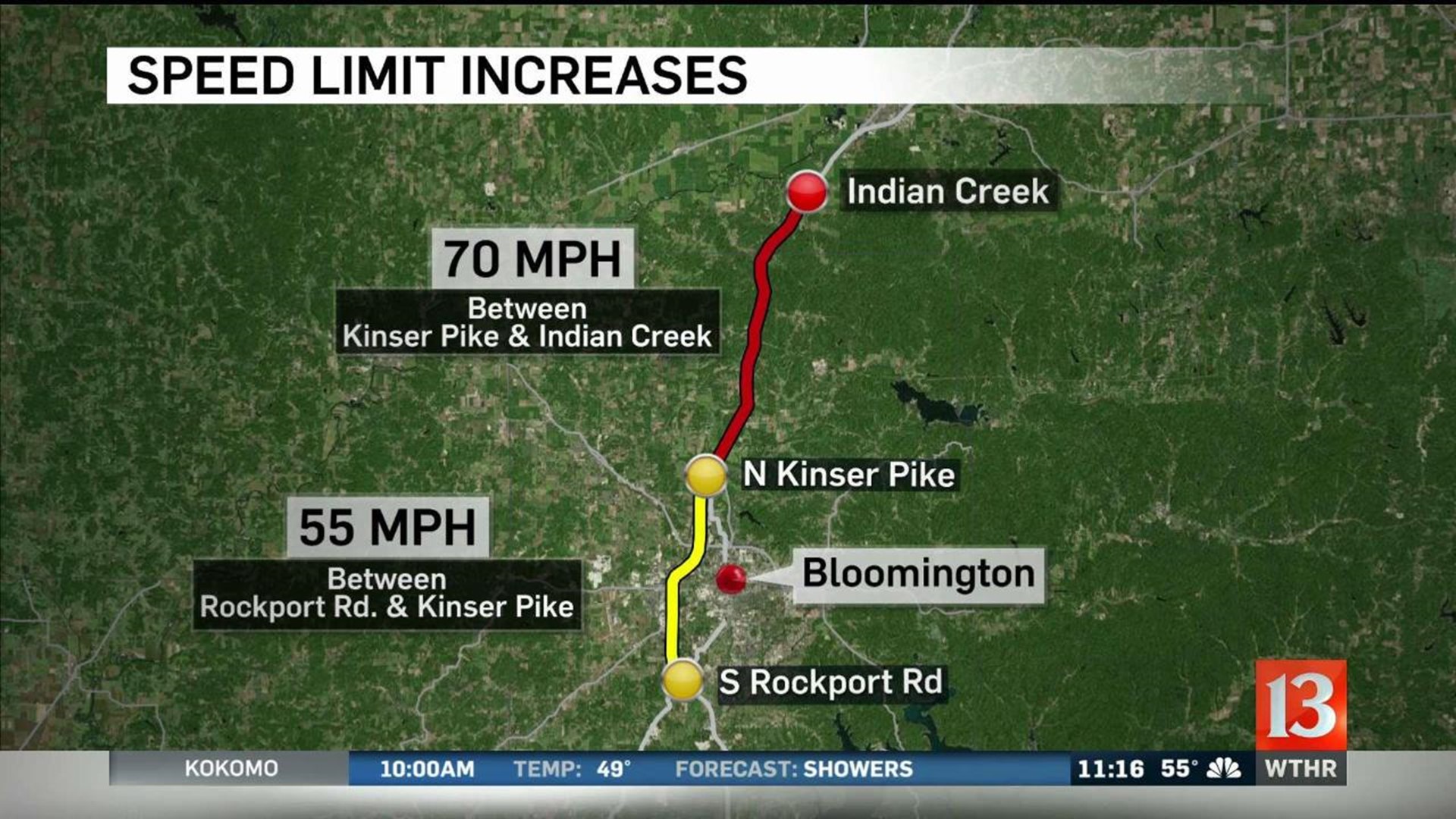 I-69 Speed Limit Increases