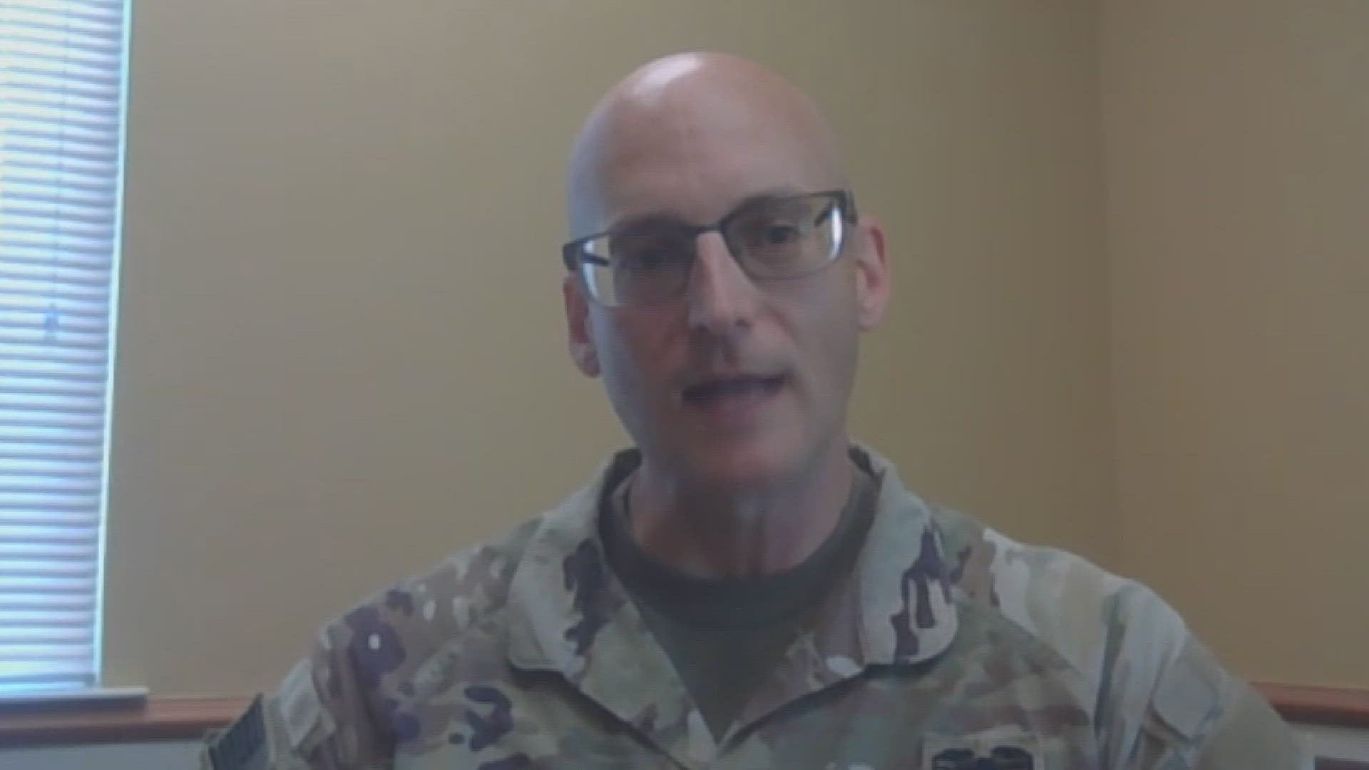 Lt. Colonol Matt Schoettmer says the rest of the 600 or so members of the 38th infantry division will arrive in the middle east over the next few weeks.