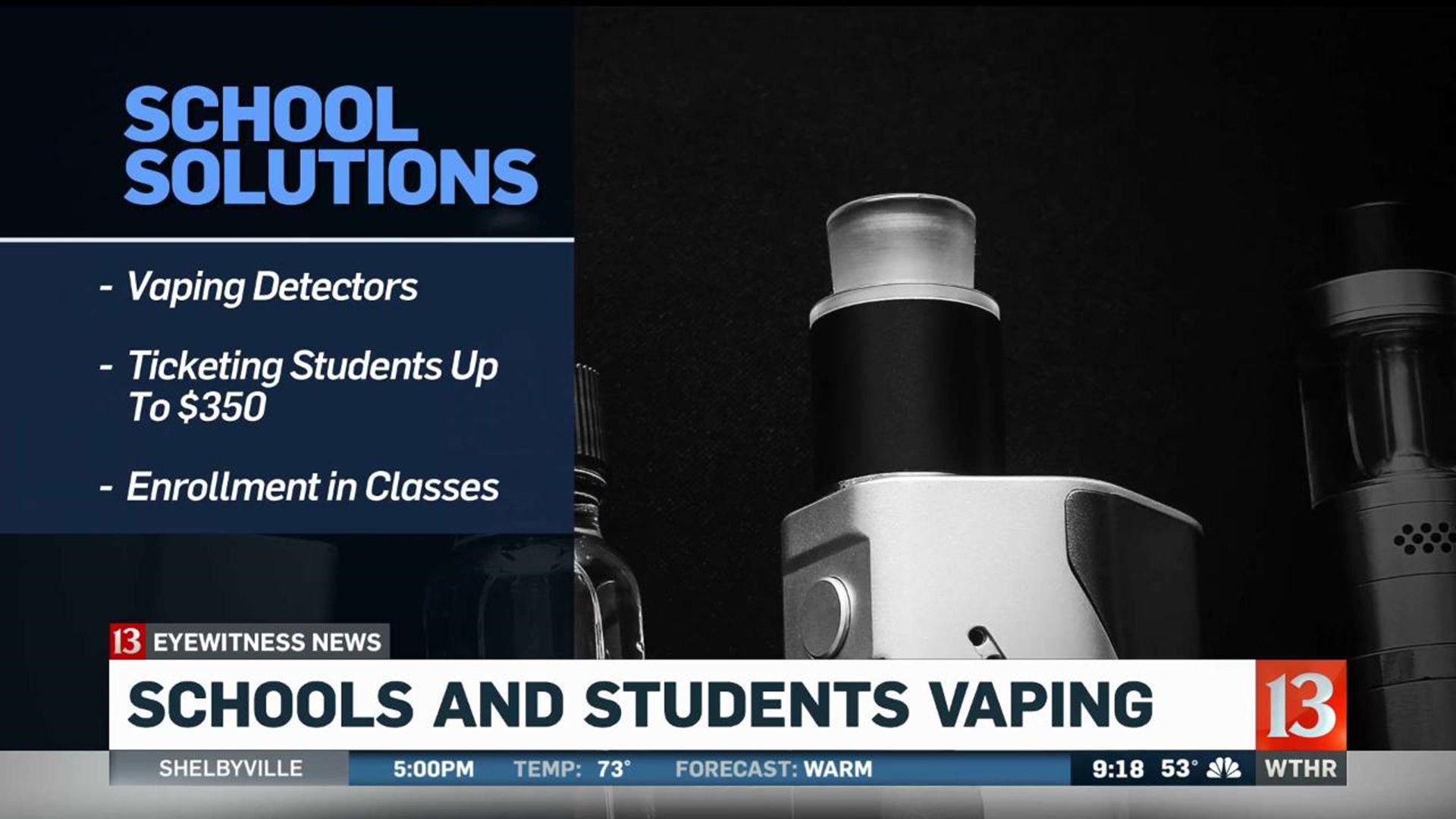 Schools in Session Vaping
