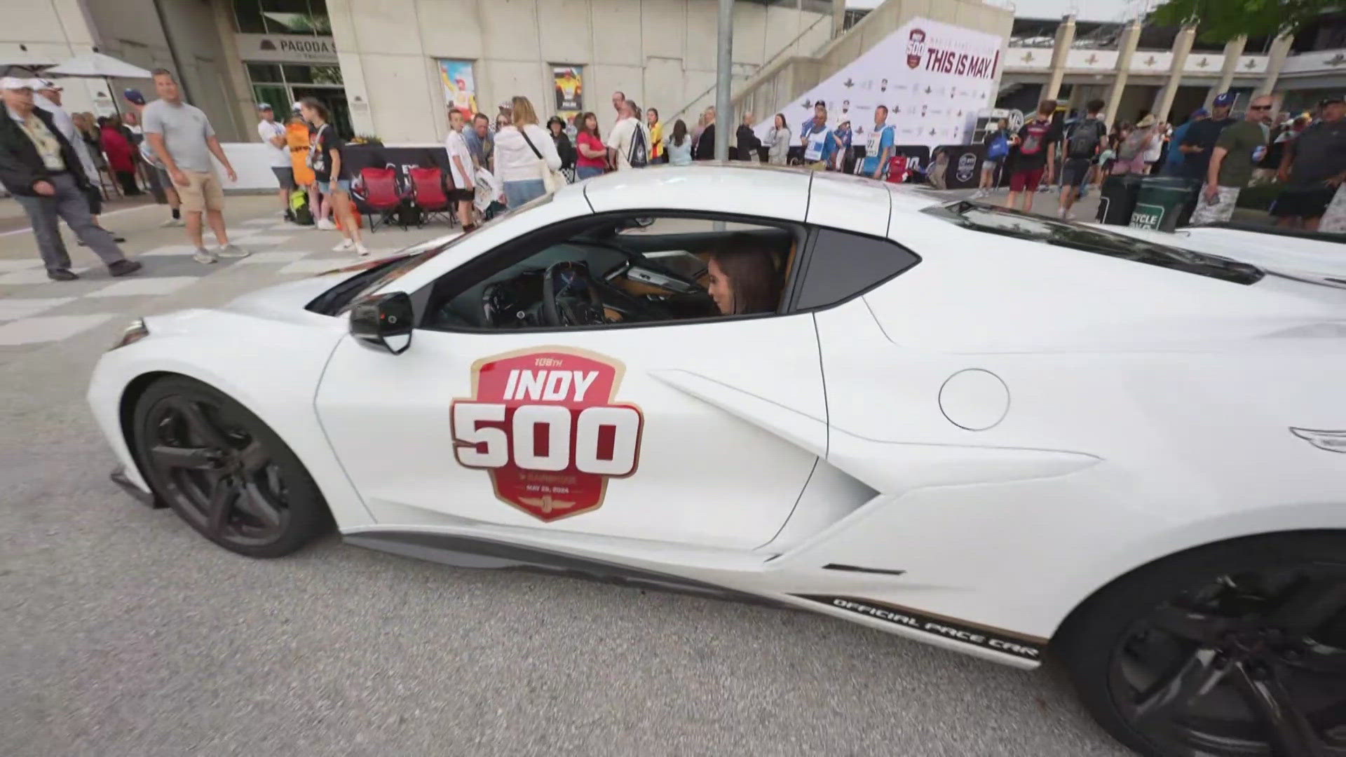 This year's pace car is the 2024 Chevrolet Corvette E-Ray and Lindsey gives us an inside look.