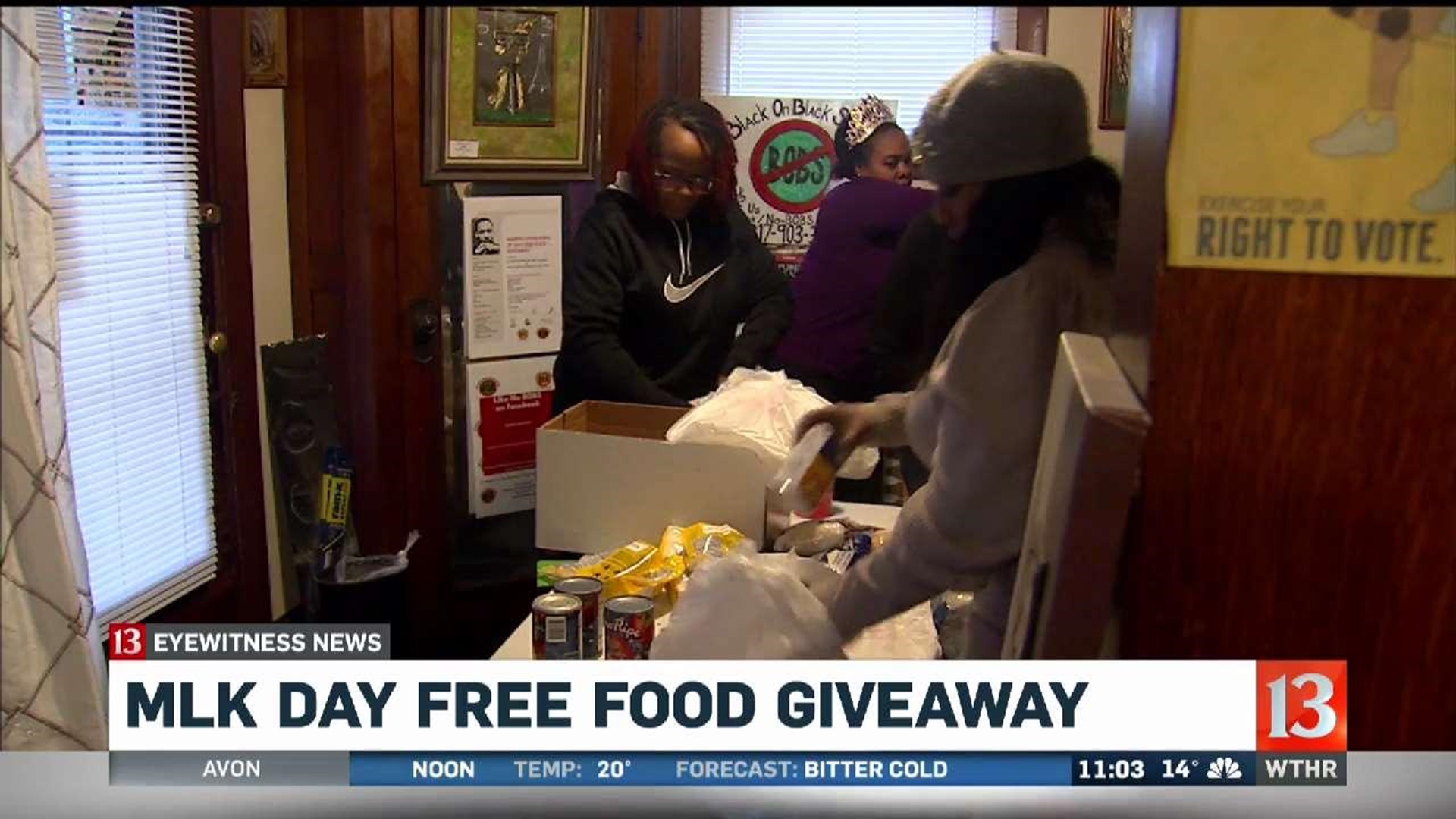 MLK Day free food giveaway