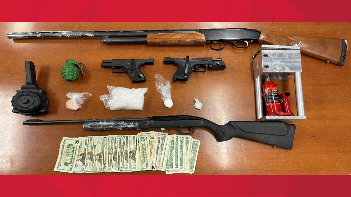 Impd 3 Arrested Officers Seize Grenade Guns And Drugs