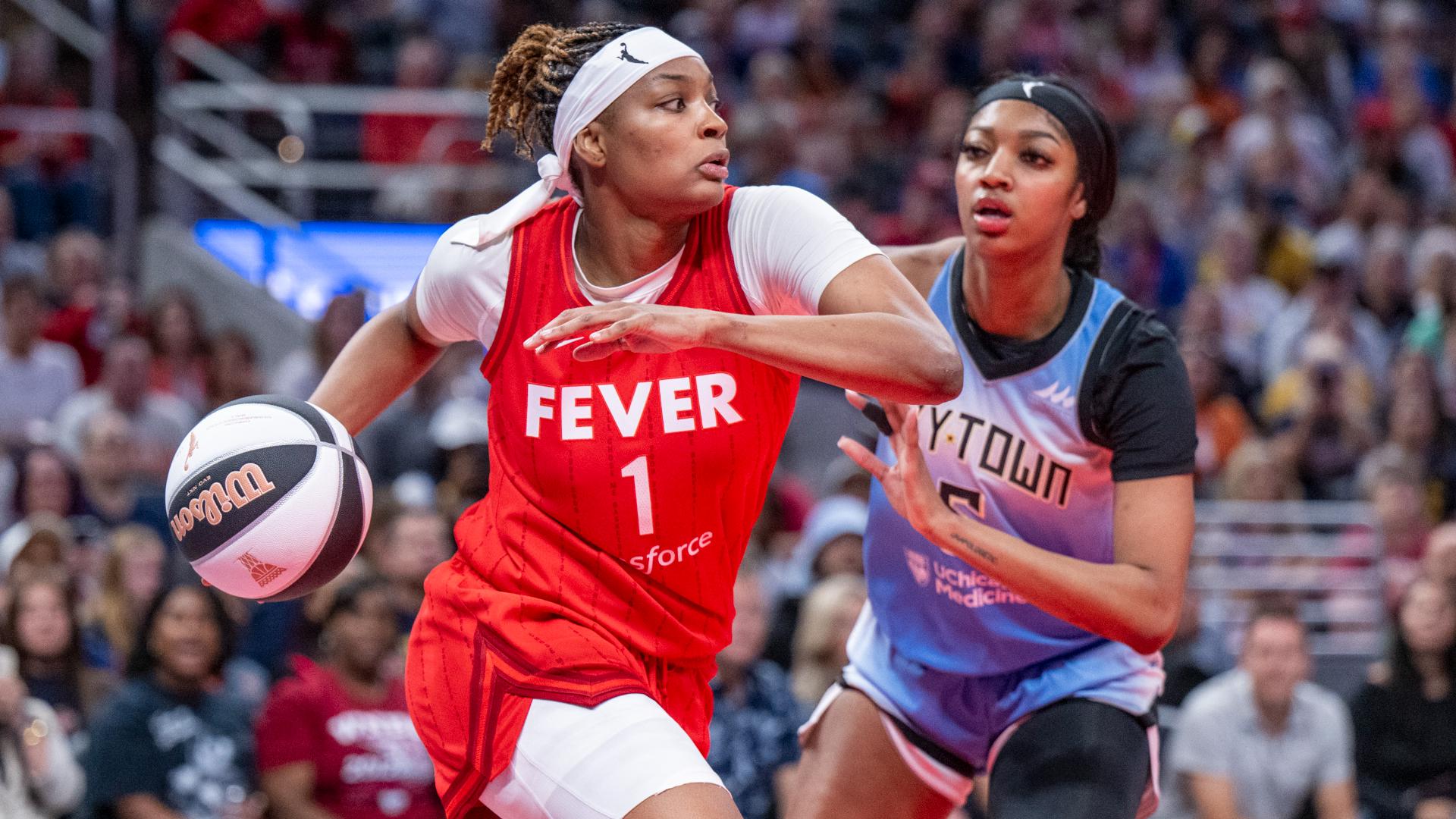 WNBA upgrades Chennedy Carter's foul on Caitlin Clark to flagrant
