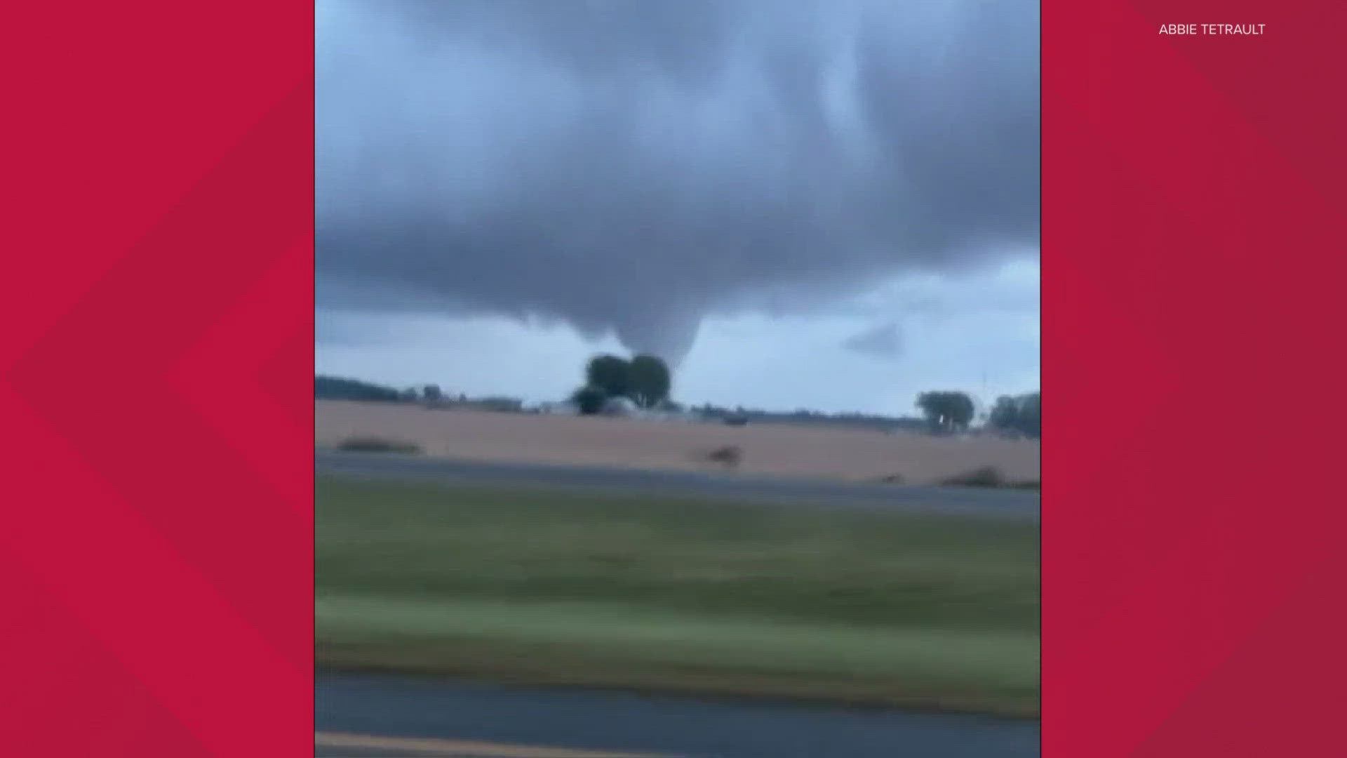 Storms caused severe damage to buildings in east central Indiana, including in Delaware and Jay counties.